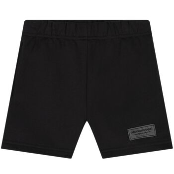 Black Logo Shorts
