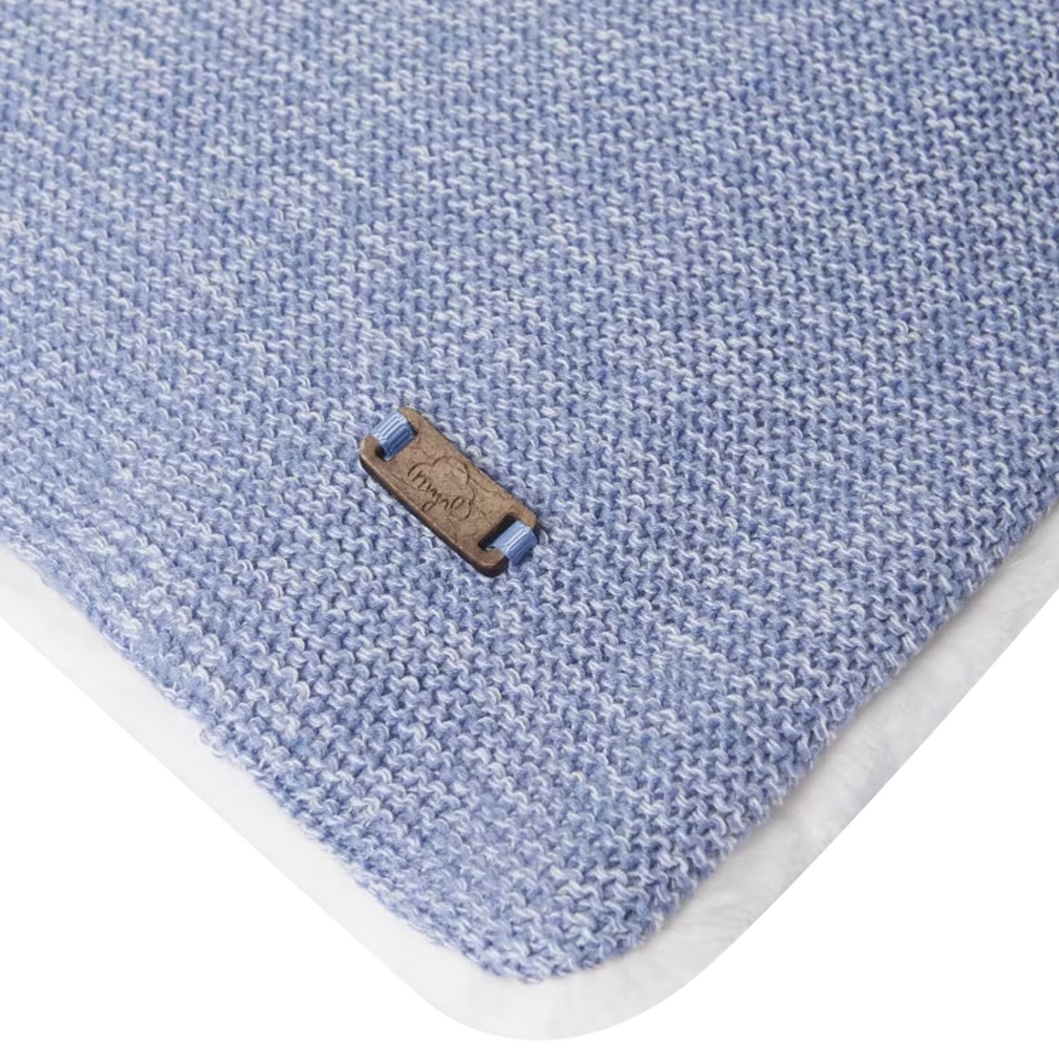 مدس أولاد منسوج بالشعار باللون  الأزرق , 1, hi-res