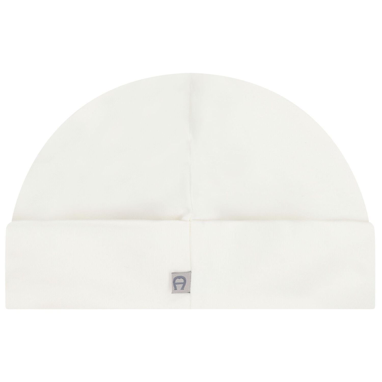 Baby Girls Ivory & Gold Logo Hat, 2, hi-res
