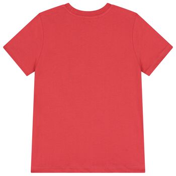 Boys Red Logo T-Shirt