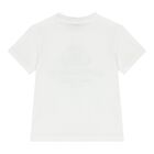 Baby Boys White Logo T-Shirt, 1, hi-res