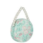 Girls Circular Mint Green Floral Bag, 1, hi-res