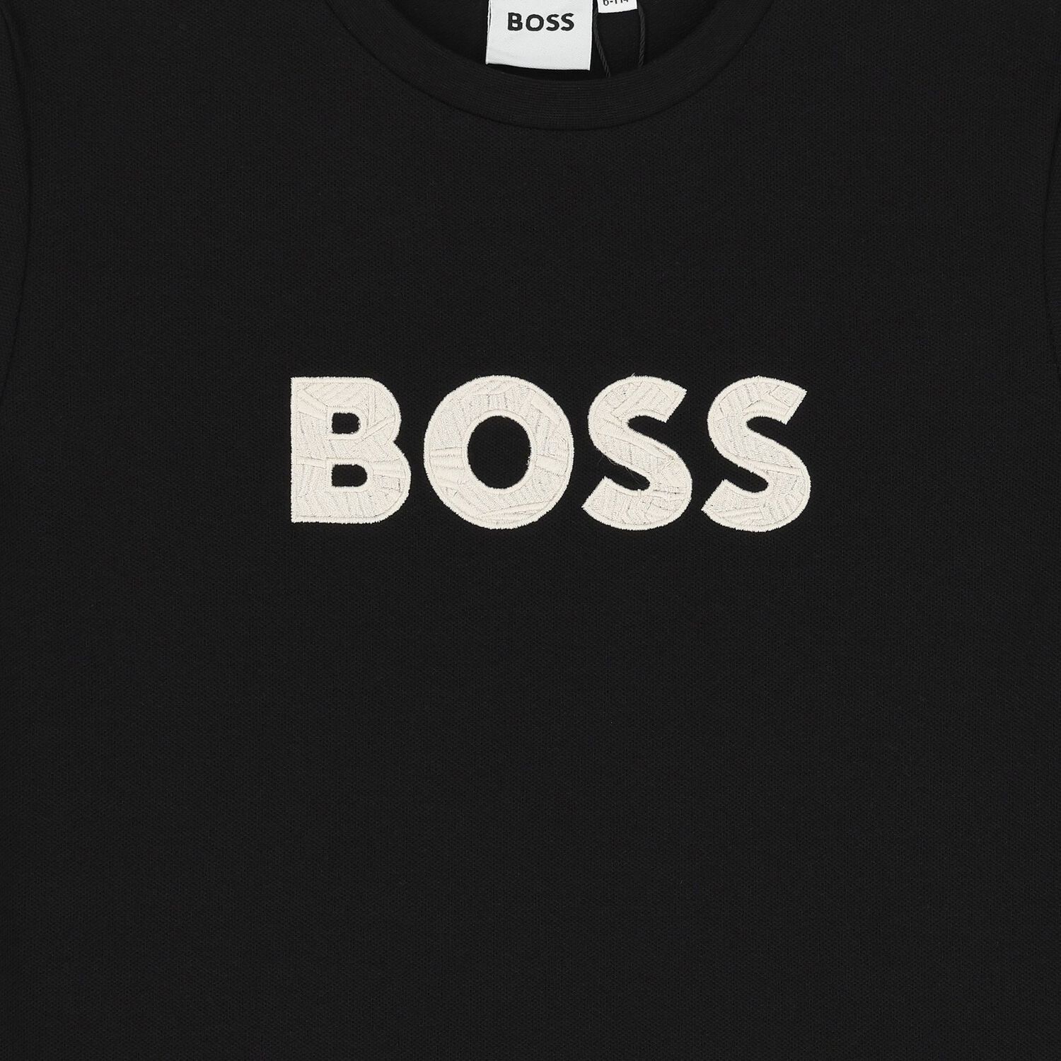 Boys Black Logo T-Shirt, 1, hi-res image number null