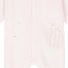 Baby Girls Pink Bunny Babygrow, 1, hi-res