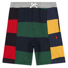 Boys Multi-Colored Logo Shorts, 1, hi-res
