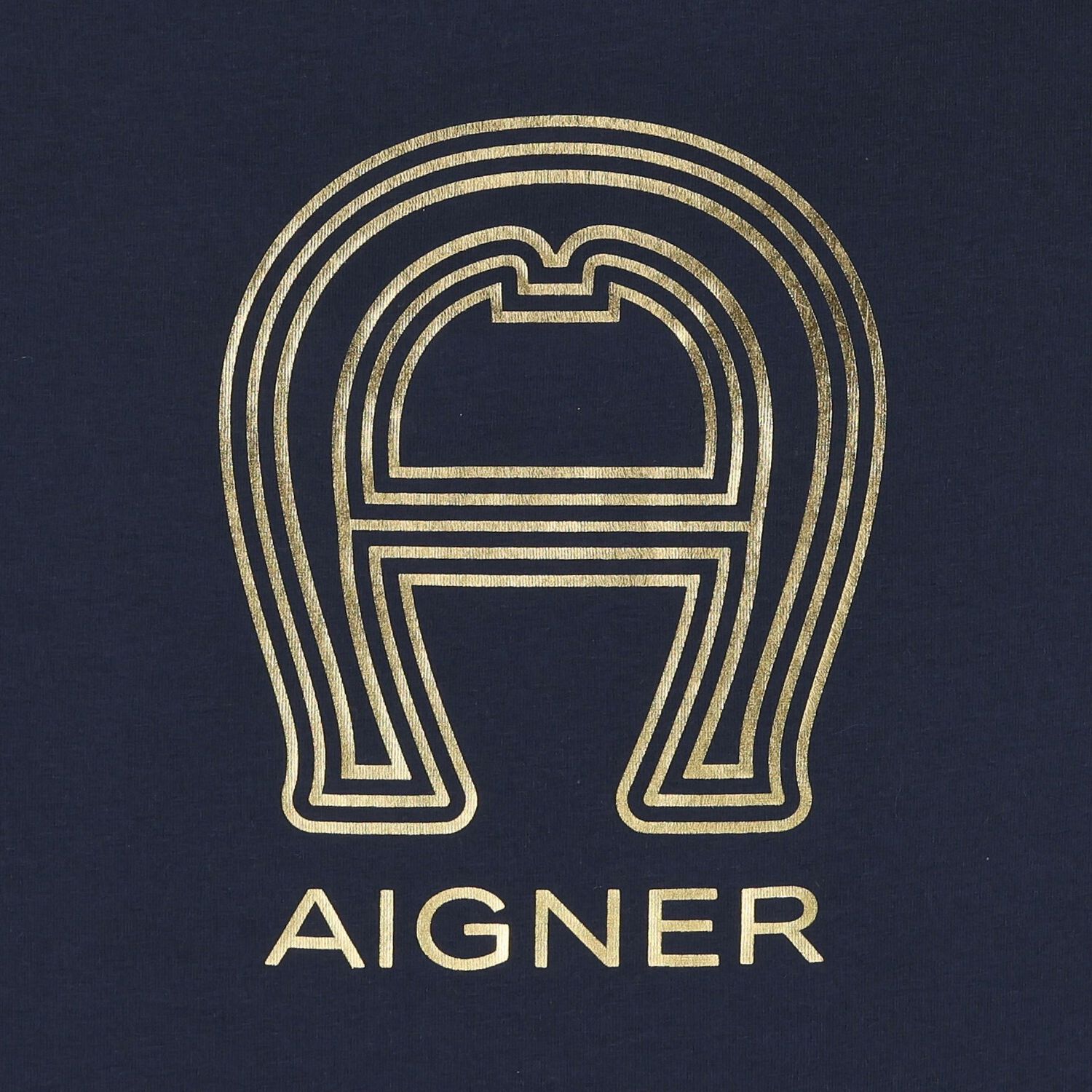 Baby Boys Navy Blue & Gold Logo Nest, 3, hi-res