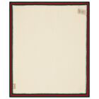 بطانية مخططة  منسوجة باللون البيج , 1, hi-res