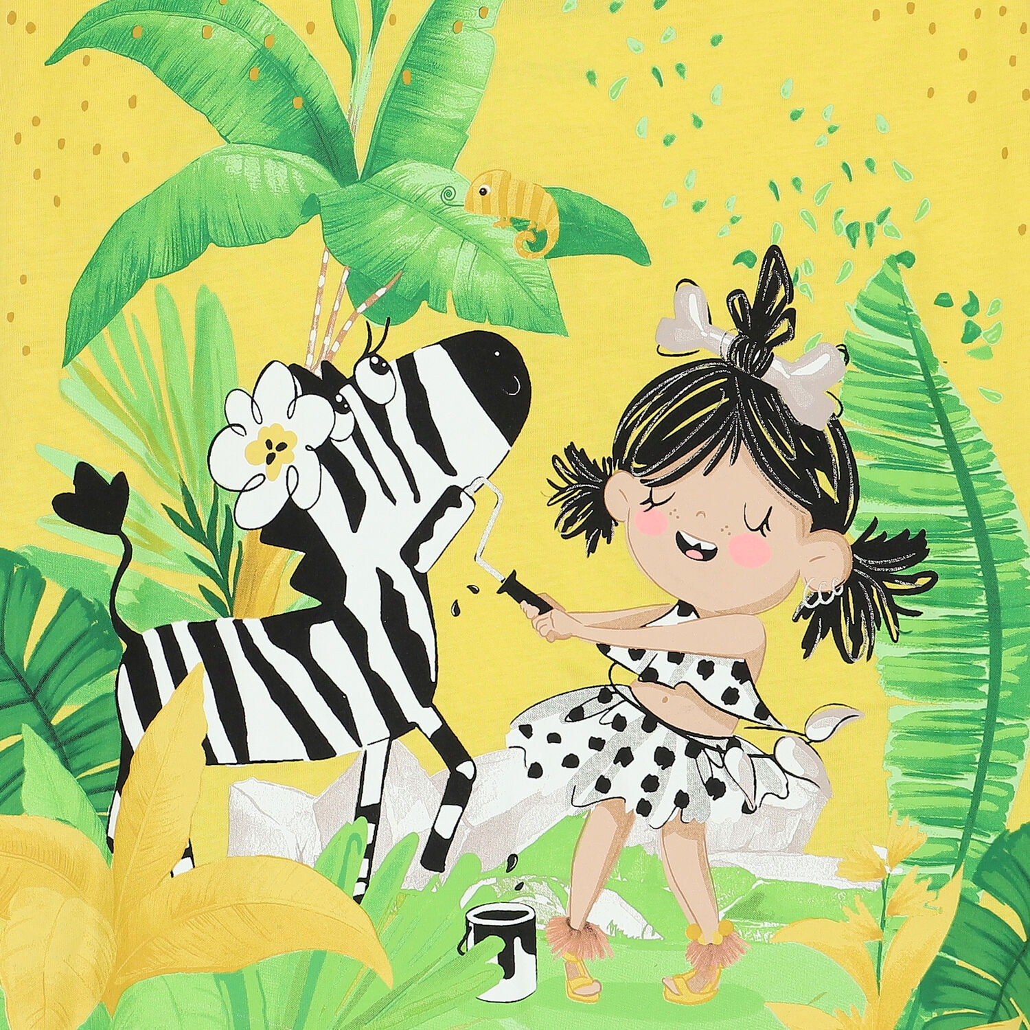 Girls Yellow Dress, 3, hi-res