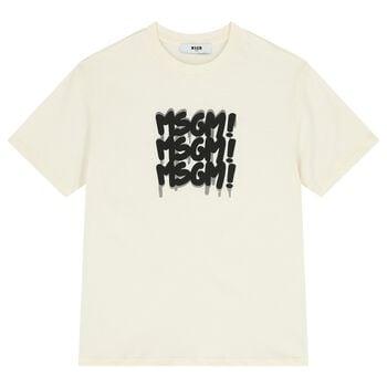 Boys Ivory Logo T-Shirt