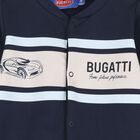 Baby Boys Navy Blue Logo Babygrow, 2, hi-res