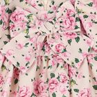 Baby Girls Pink Floral Puff Sleeve Dress, 1, hi-res