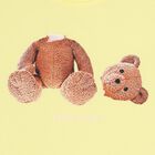 Girls Yellow Teddy Bear Logo T-Shirt, 2, hi-res
