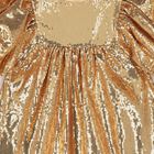 Girls Gold Sequin Dress, 1, hi-res
