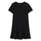 Girls Black Bag Dress, 1, hi-res