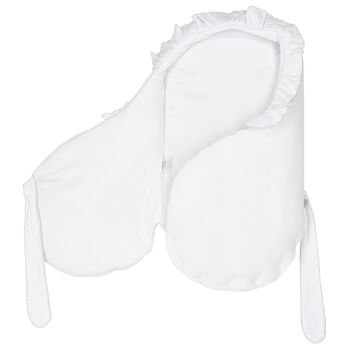 Baby Girls White & Pink Floral Nest