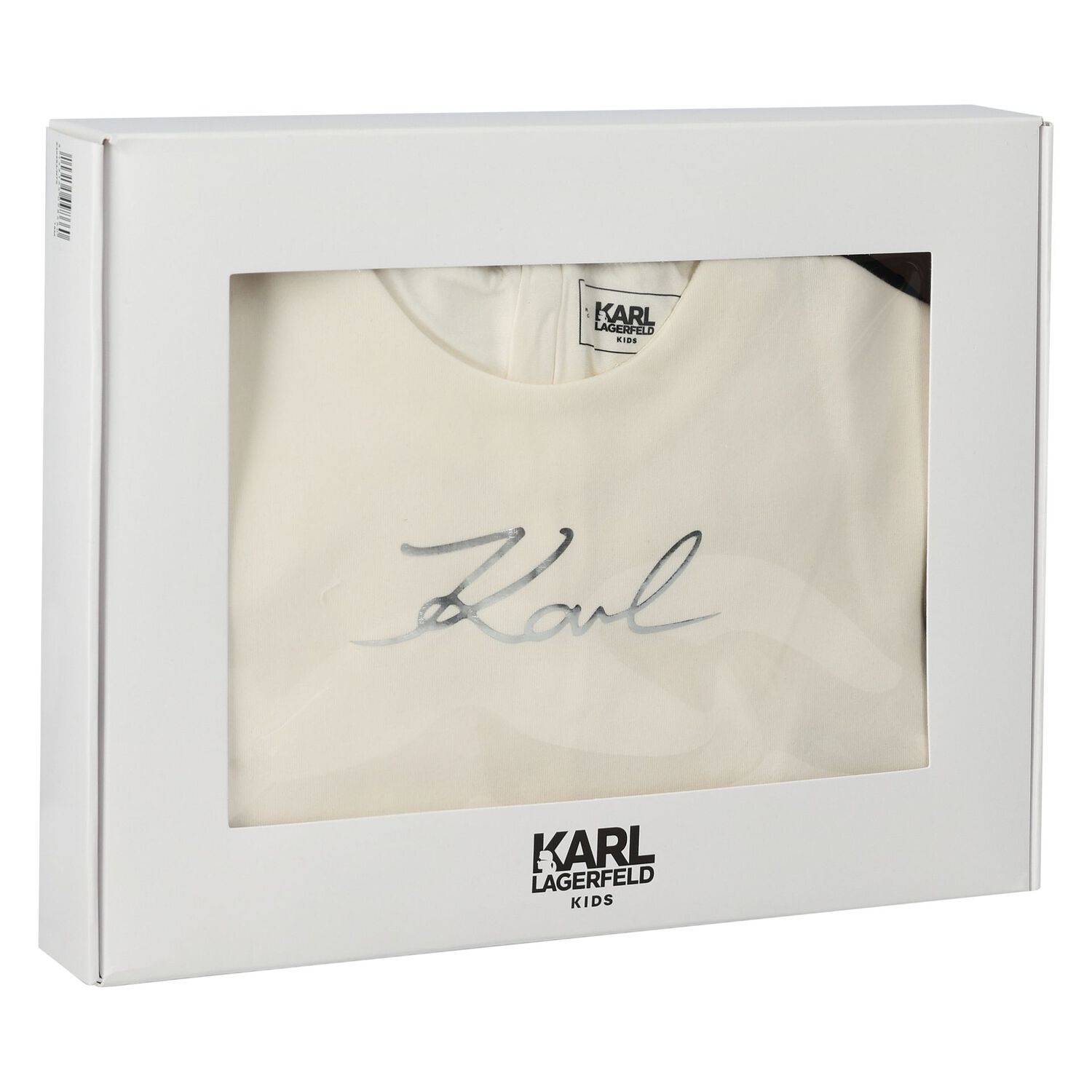 طقم تنورة بنات باللون العاجي والأسود, 1, hi-res image number null