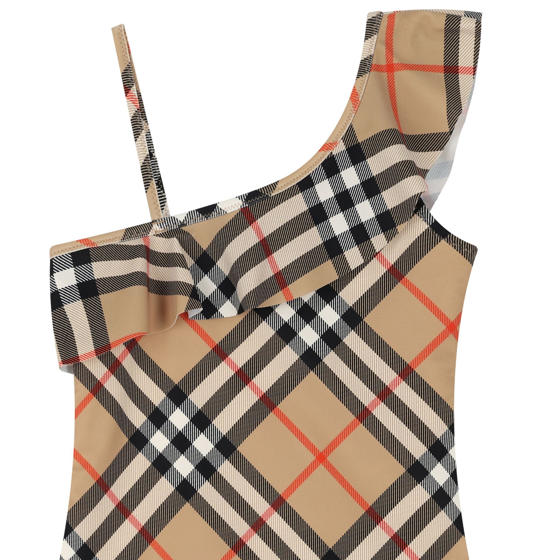 Burberry Girls Beige Check Swimsuit | Junior Couture USA
