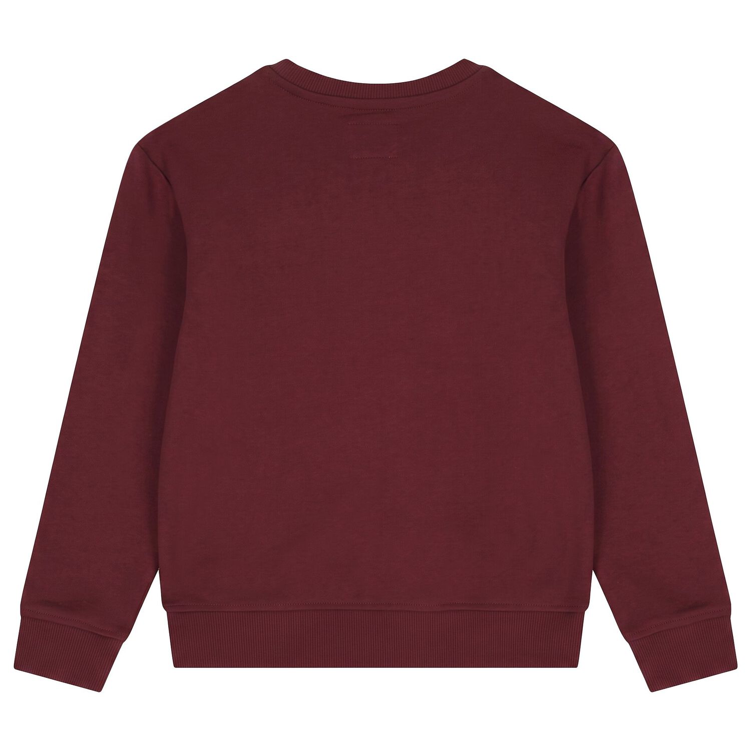 Boys Burgundy Teddy Bear Logo Sweatshirt, 2, hi-res