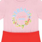 Girls Pink & Red Floral Dress, 1, hi-res