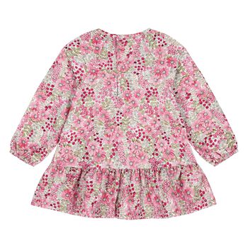 Younger Girls Pink Floral Dress