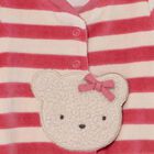 Baby Girls Red & Ivory Bear Babygrow, 1, hi-res
