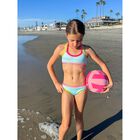 Girls Light Blue Embroidered Bikini, 1, hi-res