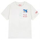 Boys White Shark T-Shirt, 1, hi-res