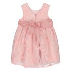 Younger Girls Pink Cut-Out Flowers Dress, 1, hi-res