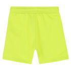 Boys Green Logo Shorts, 1, hi-res