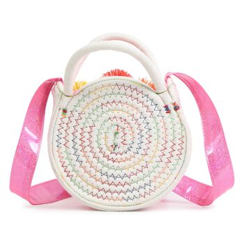 Girls Ivory Logo Handbag