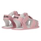Baby Girls Teddy Bear Logo Sandals, 1, hi-res
