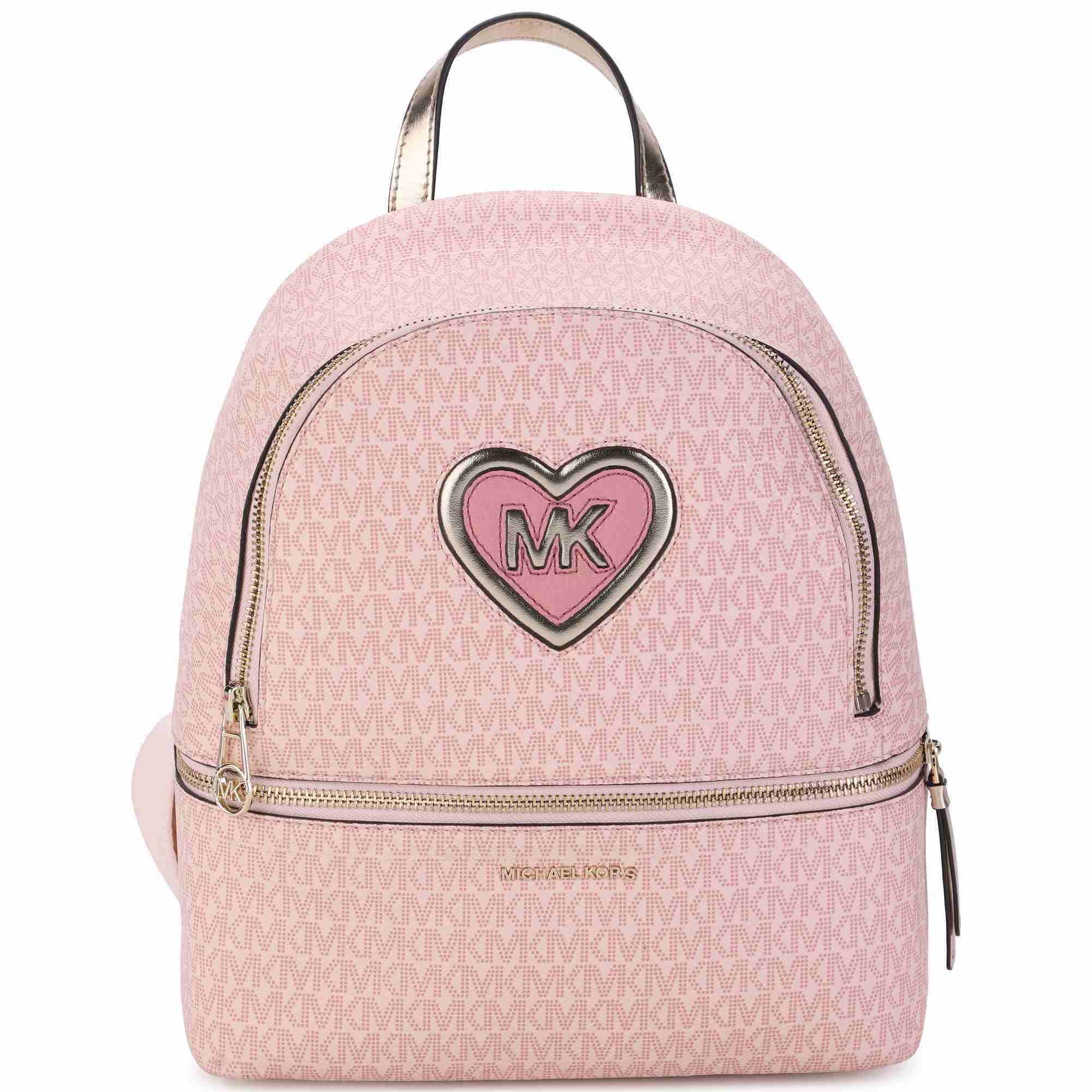 MICHAEL KORS Girls Pink Logo Backpack Junior Couture Kuwait