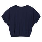 Girls Navy Logo T-Shirt, 1, hi-res