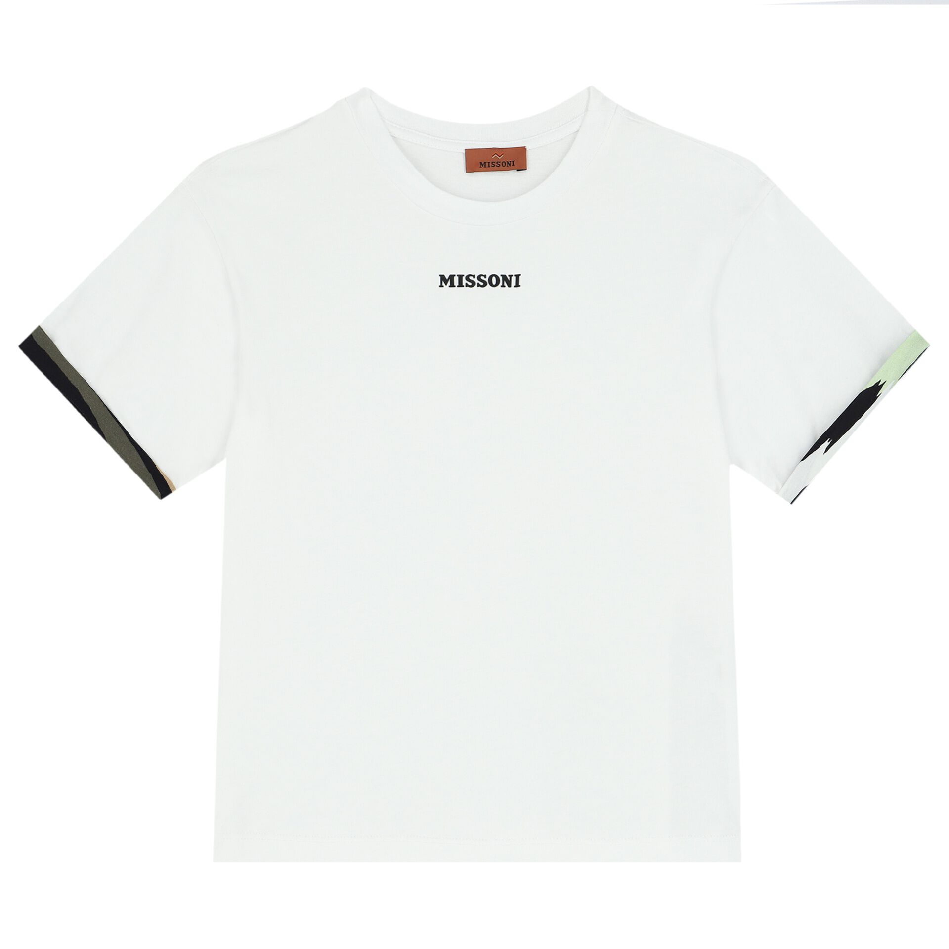 Missoni Kids logo-embroidered babygrow set - White