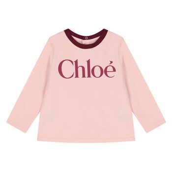 Younger Girls Mini Me Pink Long Sleeve Top