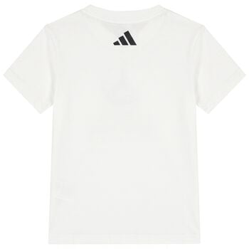 Boys White Mercedes Logo T-Shirt