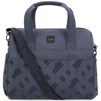 Navy Blue Logo Baby Changing Bag