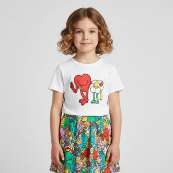 Girls Multi-Coloured Planet Earth & Friends Skirt