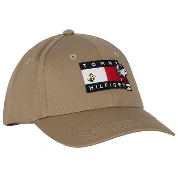 Beige Snoopy Logo Cap