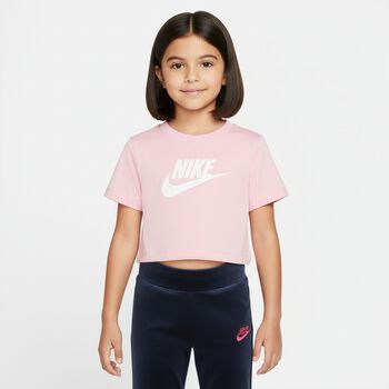 Girls Pink & White Logo T-Shirt