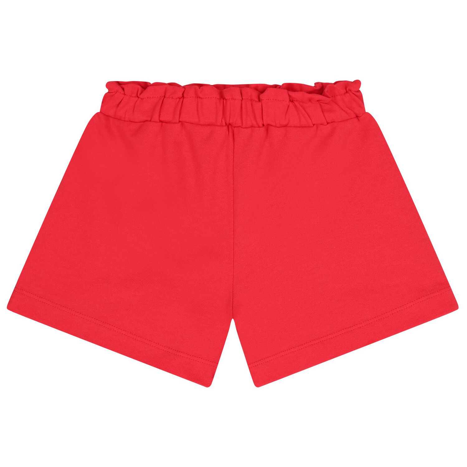 Girls White & Red Shorts Set, 1, hi-res