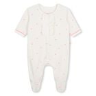 Baby Girls Ivory & Pink Heart Babygrow Gift Set, 1, hi-res