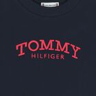 Girls Navy Blue Logo Sweatshirt, 1, hi-res