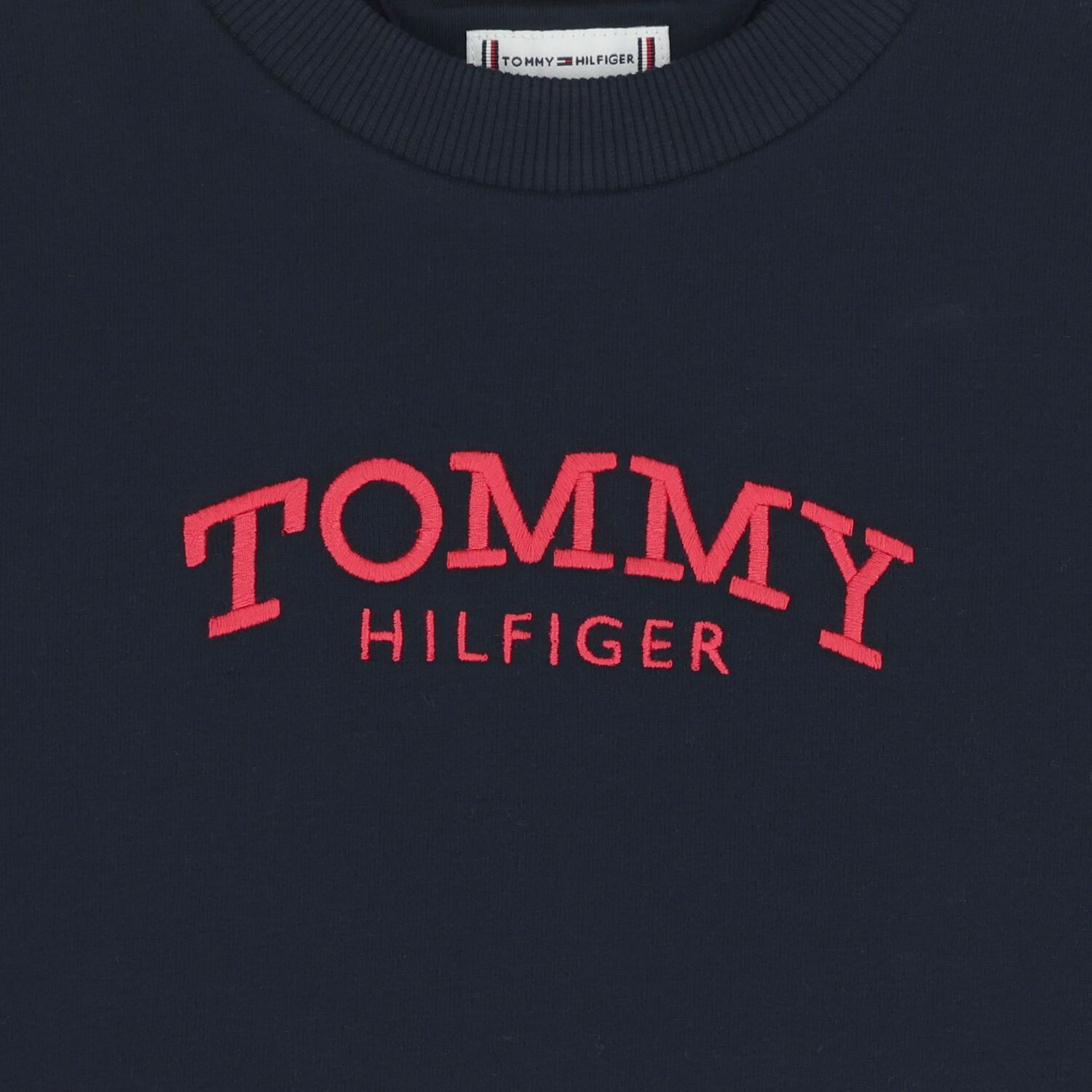 Girls Navy Blue Logo Sweatshirt, 1, hi-res