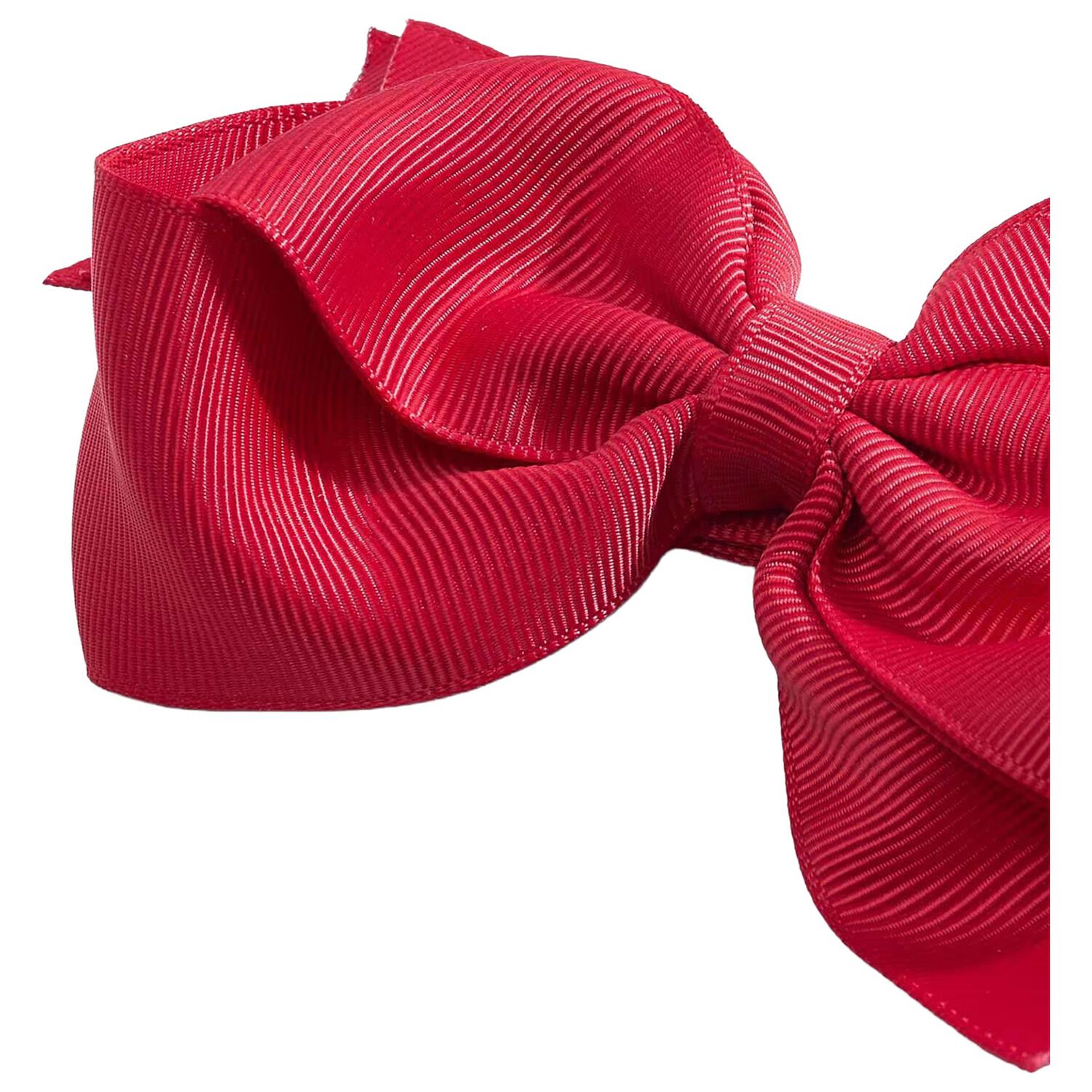 Girls Red Bow Hairclip, 2, hi-res