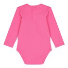 طقم بنات دونغري  باللون الوردي والأزرق, 1, hi-res