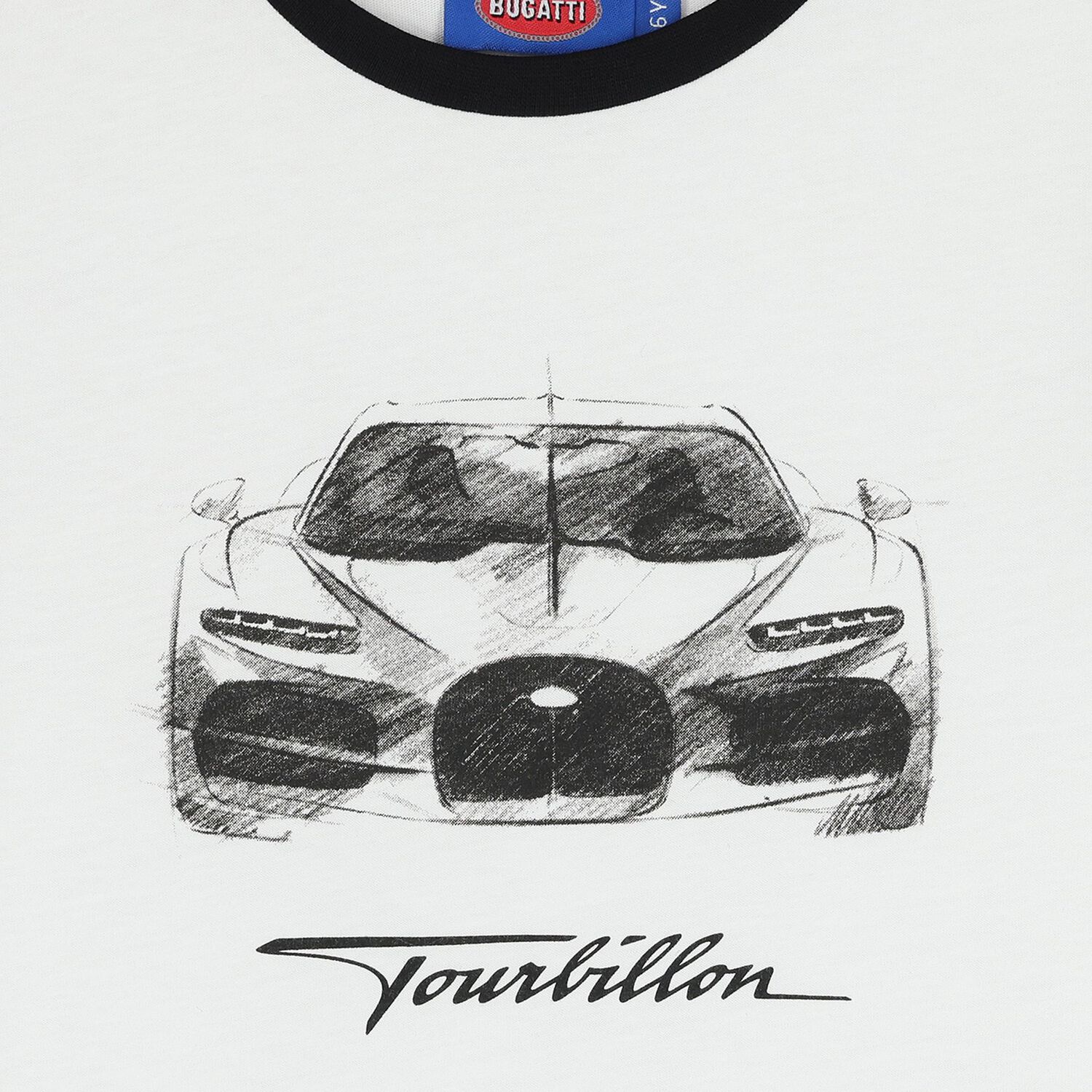 تي شيرت أولاد بالشعار باللون الأبيض, 1, hi-res