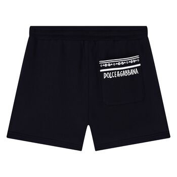 Younger Navy Blue Logo Shorts