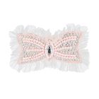 Girls Pink Bow Hairclip, 1, hi-res