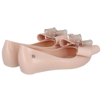 Girls Pink Bugs Jelly Shoes